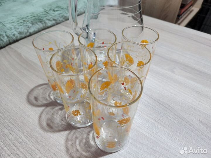 Графин и 6 стаканов