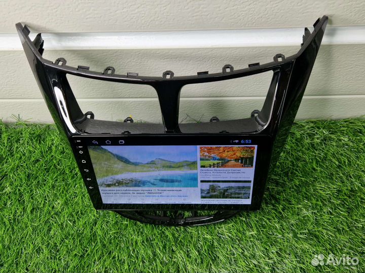 Магнитола Андроид Хёндай Солярис глянец 9дюймов