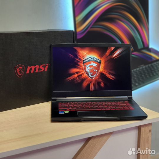 Игровой MSI 144Hz/RTX 3050/gddr6/intel i5-10H/8gb