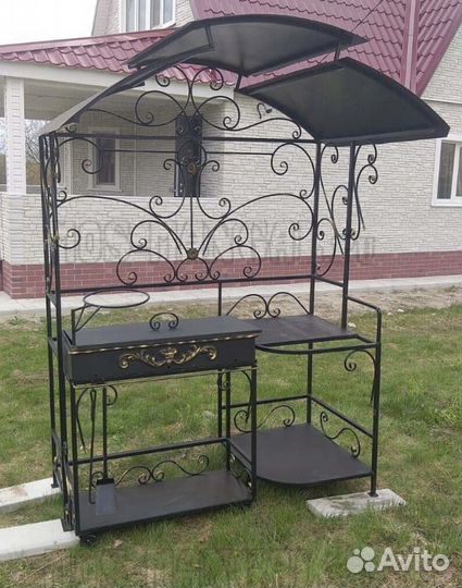 Мангал с печкой