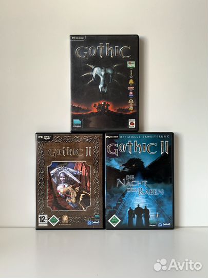 Gothic / Готика 1, 2 + аддон DVD Box