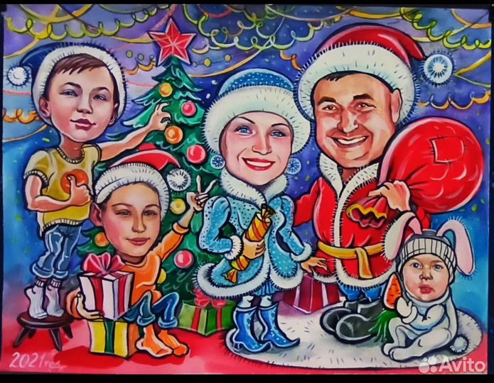 Шаржи и портреты по фото