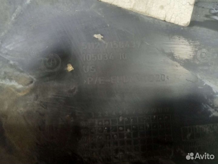 Накладка заднего бампера BMW X5 E70