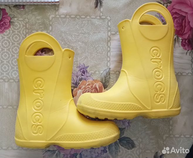 Сапоги (резиновые) детские Кроксы Crocs