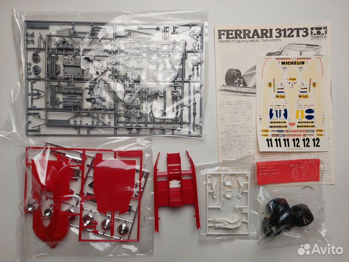 Сборная модель 1/20 Tamiya Ferrari 312 T3