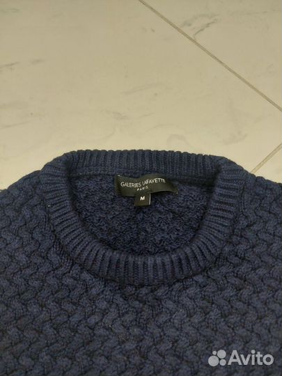 Свитер мужской galeries lafayette синий размер М