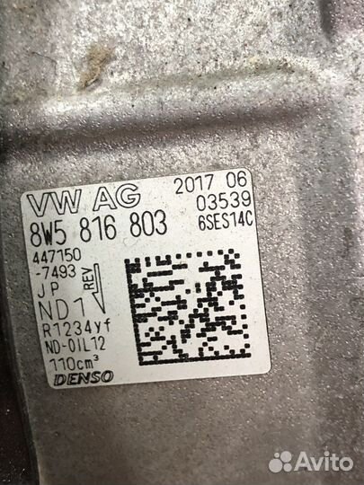 Компрессор кондиционера audi a4 2.0 tdi 17г