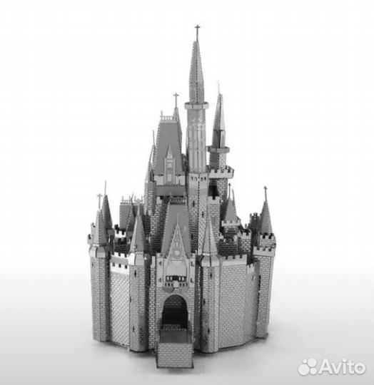 Металический 3D пазл Замок