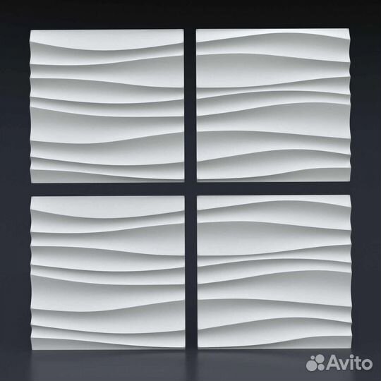 Гипсовая 3D панель 