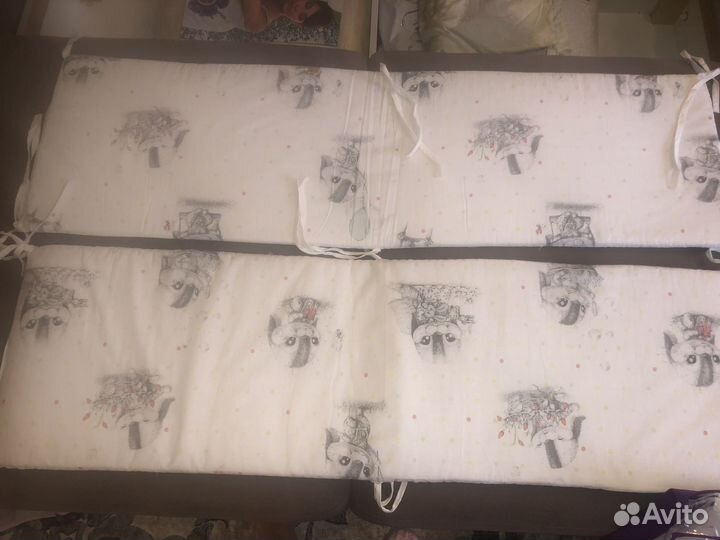 Бортики в детскую кроватку