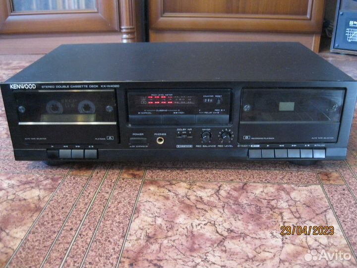 Кассетная дека kenwood kx-W4020