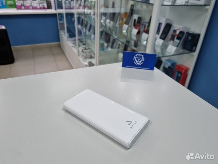 Портативный аккумулятор amfox 10.000 новый (вр80)