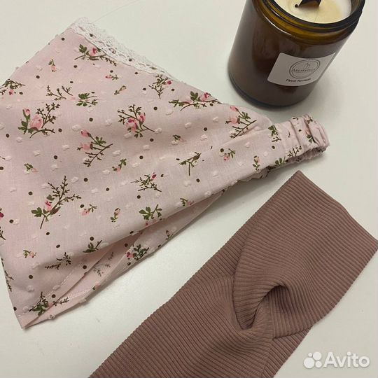 Повязка и косыночка на голову