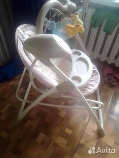 Детские электронные качели бу