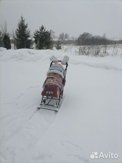 Санки коляска ника