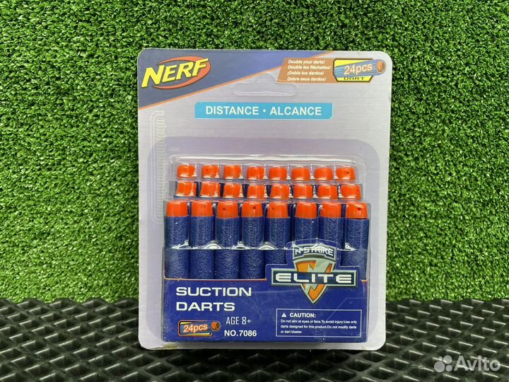 Пули патроны Нерф для бластера 24 штуки