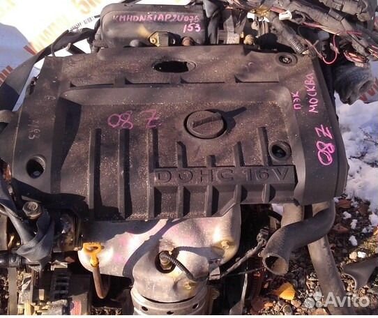 Двигатель Hyundai Accent 1.5л 102л.с Тагаз