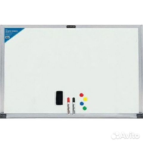 Доска магнитно-маркерная Deli лак белый 60 на 90