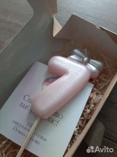 Свеча на торт