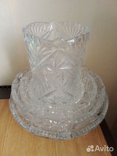 Продам набор предметов из хрусталя