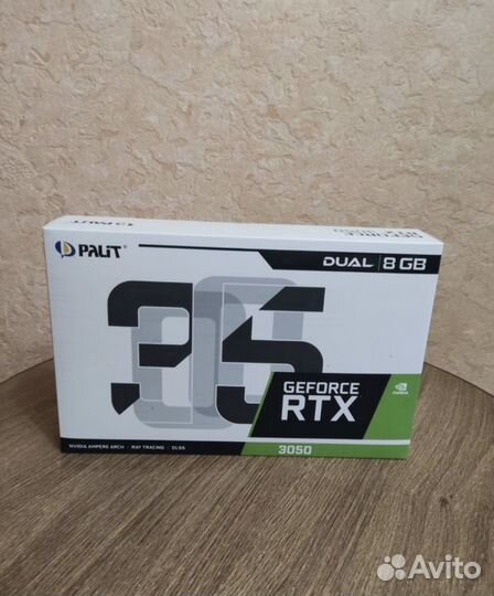 Видеокарта rtx 3050 palit 8gb