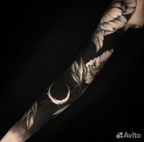 Блэкворк татуировка