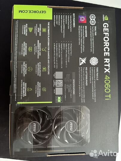 MSI RTX 4060 Ti 16G