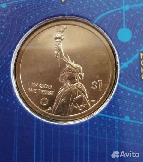 1 доллар США из серии американские инновации