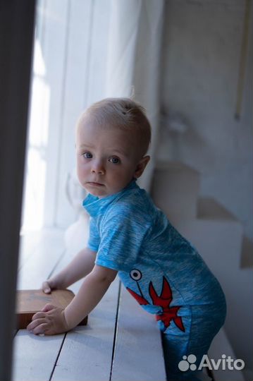 Купальный комбинезон гидрокостюм для мальчика