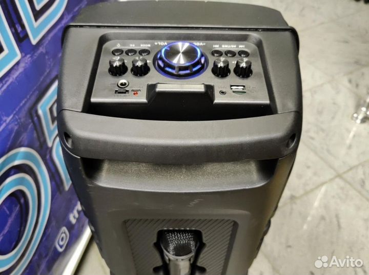 Колонка с беспроводным микрофоном