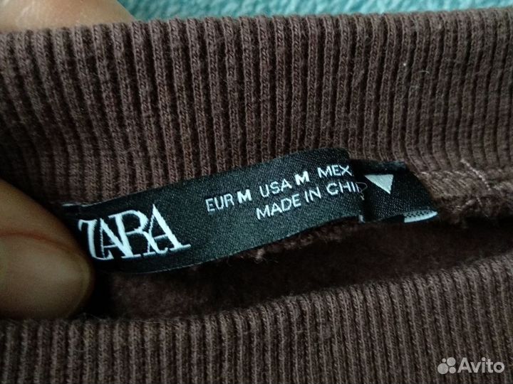 Толстовка женская короткий свитшот 44-46 M zara