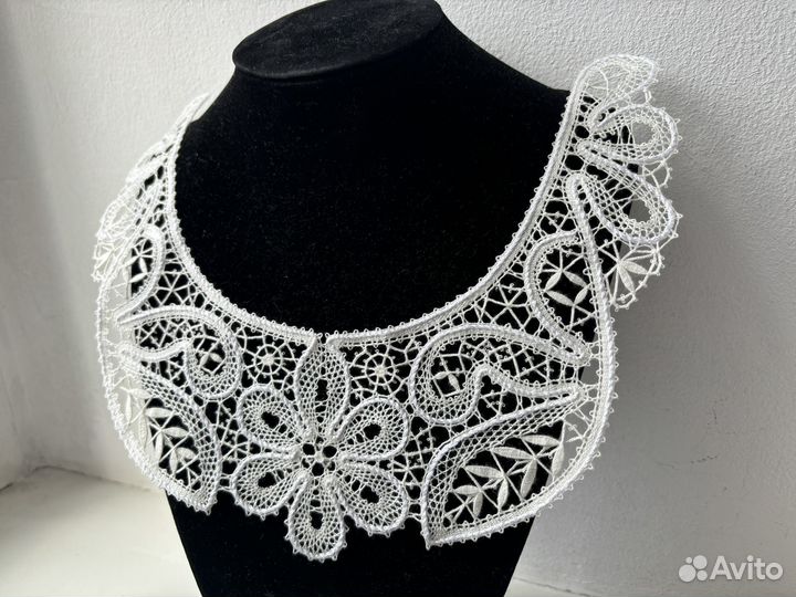Кружевной воротник вологодское кружево