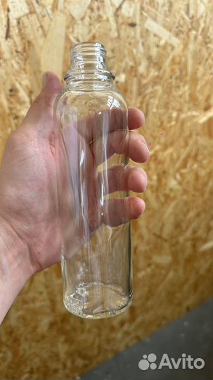 Стеклянная бутылка 0.33