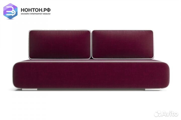 Диван еврокнижка Нео бордовый