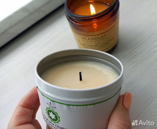 Ароматическая свеча Anahata Chakra от Ucandles