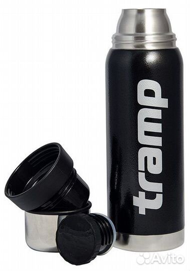 Термос черный. 1,2л. (TRC-028) Tramp