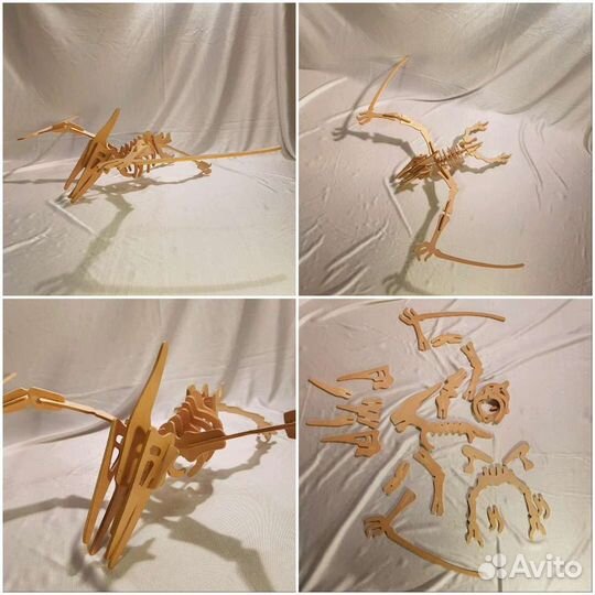 Динозавры 3D пазлы