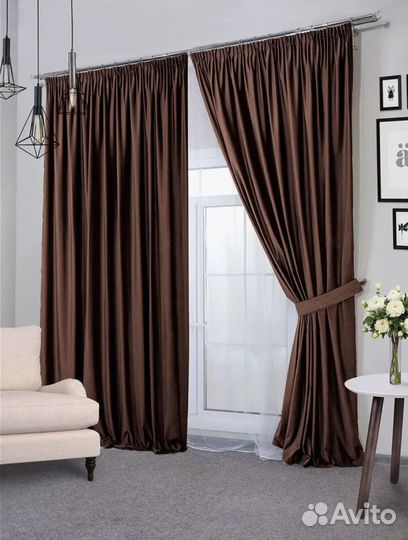 Шторы бархат Берфо