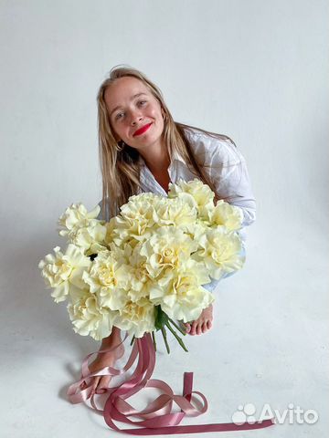 Французские розы, букет белых роз