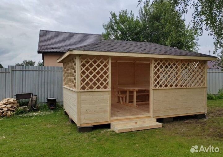 Красивые беседки