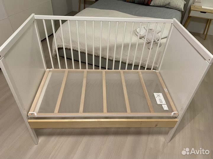 IKEA детская кровать, 3 уровня, съемная стенка