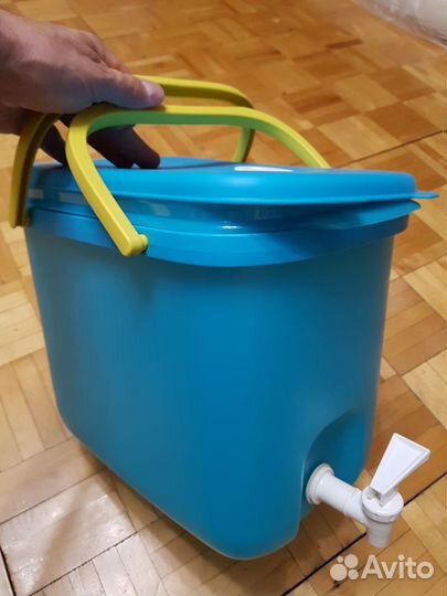 Контейнер для воды+кран 10л,Рукомойник Tupperware