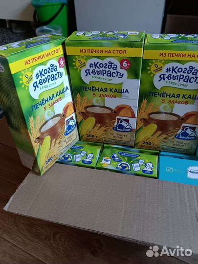 Детские каши молочные