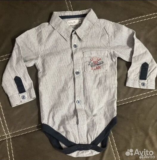 Пакет детских вещей для мальчика 68 74 80