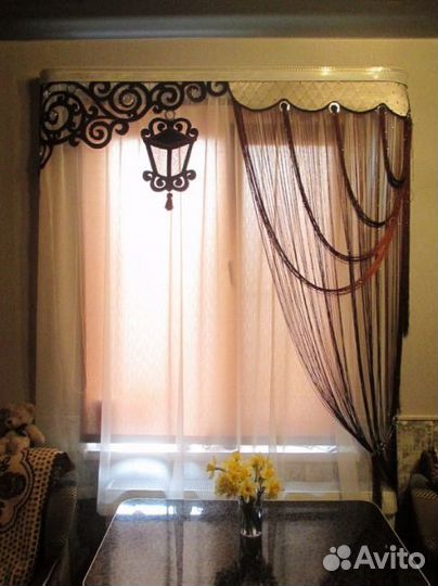 Ажурное бандо для штор