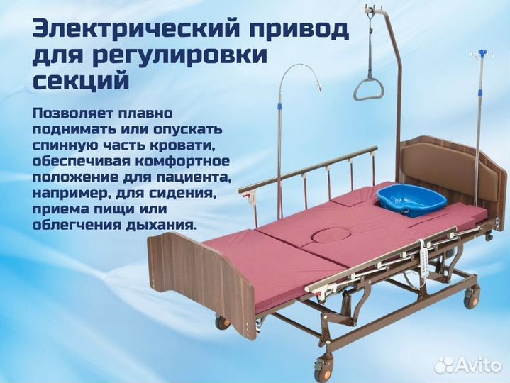 Кровать функциональная для ухода за больными