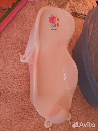 Ванночка для купания + горка