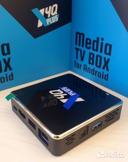 Тв приставка UgoosX4Q Plus 4/64Gb. SMART tv