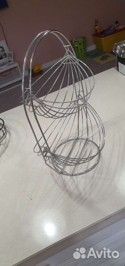 Ваза двухярусная для фруктов