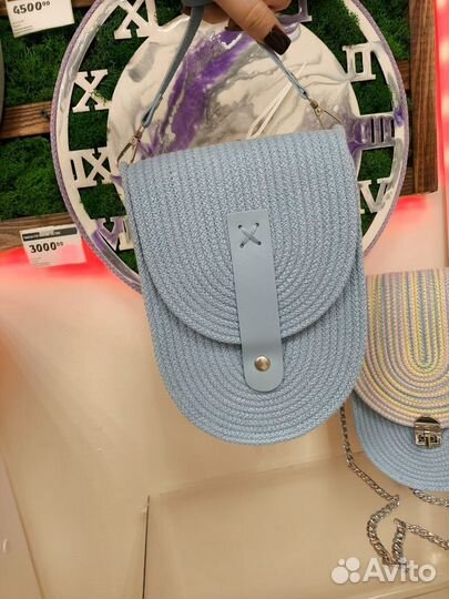 Сумка ручной работы из шнура